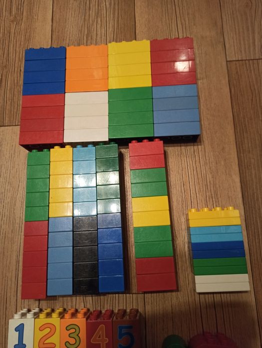 Lego duplo klocki budowlane cyferki