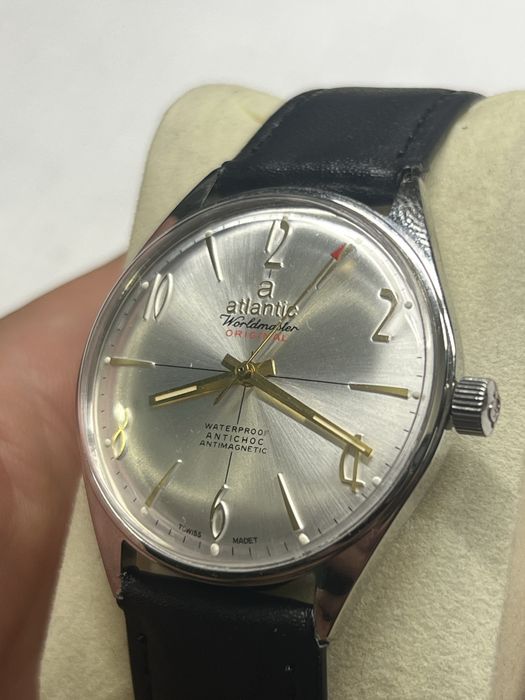 Zegarek Atlantic Worldamster 17J idealny stan