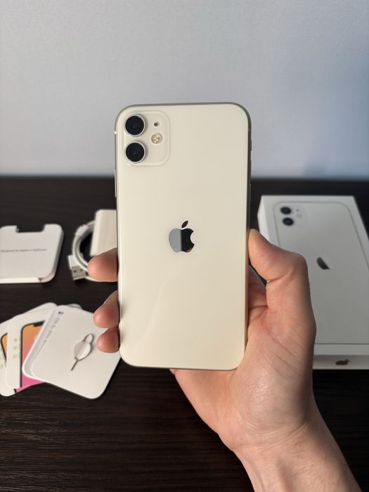 iPhone 11 White 128Gb Neverlock Айфон 11 Білого кольору 128 Гб