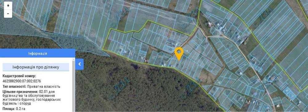 Продаж земельної ділянки Львівська обл с. Паланки