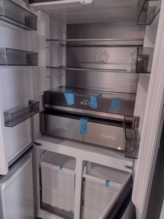 Lodówka Side by Side model KFRM 1991 BS Built IN firmy Kernau czarna stal nierdzewna