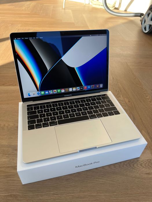 Idealny MacBook Pro 13” 8/128 GB SILVER w PERFEKCYJNY! 170 cykli