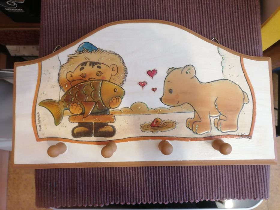 Bengaleiro infantil, decorado manualmente