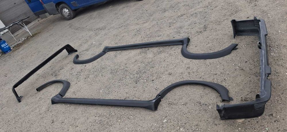 VW Golf 2 MK2 tuning spoiler progi zestaw BBS body kit