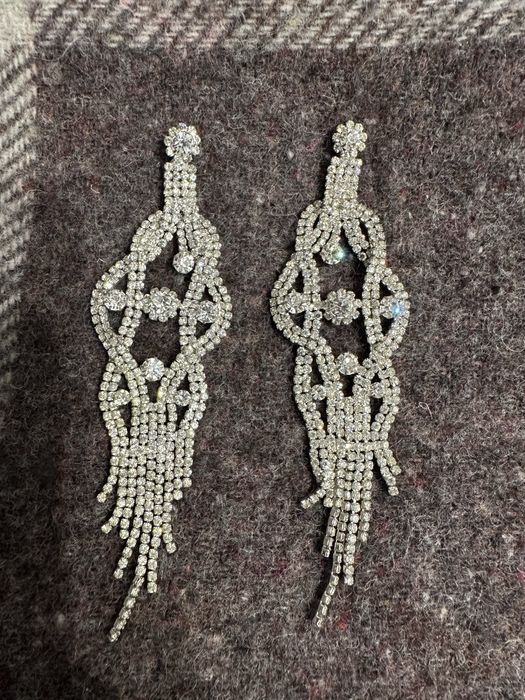 Довгі вечірні сережки