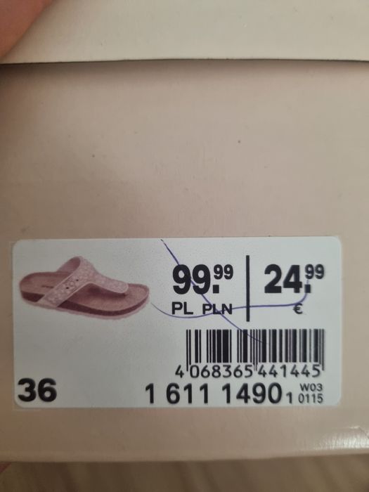 Buty letnie japonki 36 nowe