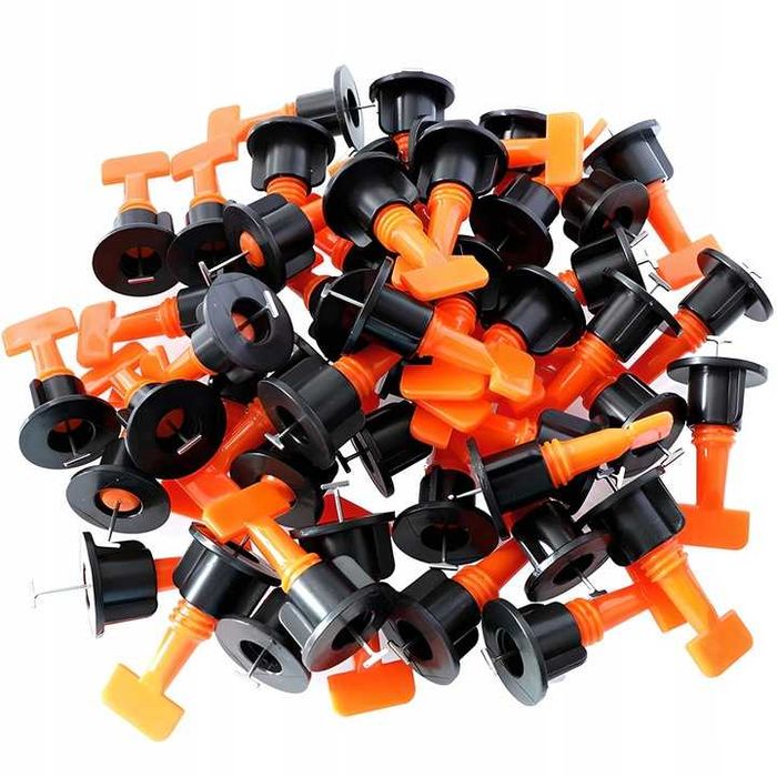 System Poziomowania Płytek Kliny Klipsy Uchwyt 50 Szt