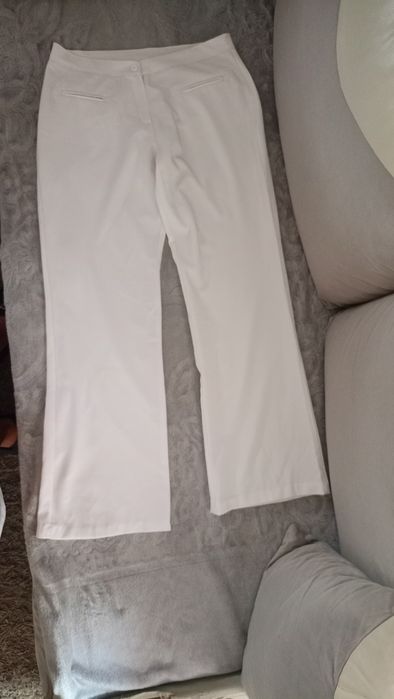 Damskie spodnie satynowe rozm.L/XL