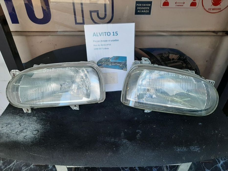 farol  VW Golf 3 - só esquerdo