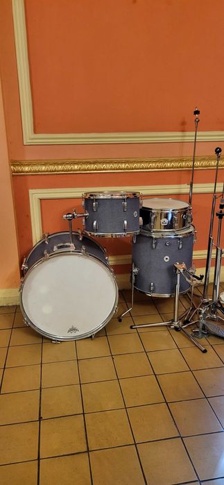 Perkusja Meazzi WOODING, vintage, unikat+statywy Premier !!! Łódź