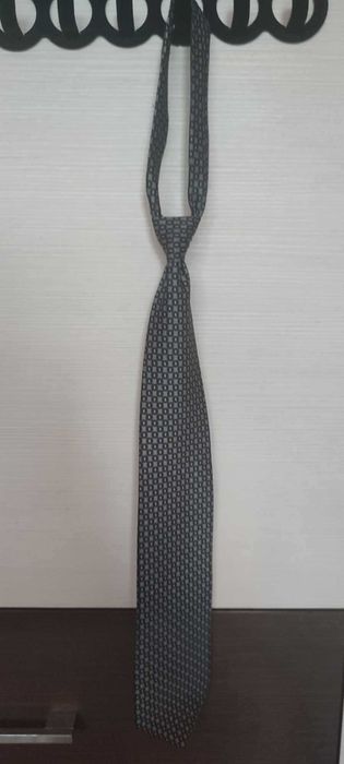 krawat meski granatowy