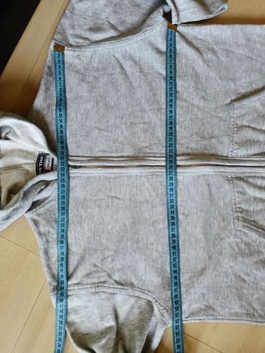 Szara bluza z kapturem "On the way" S