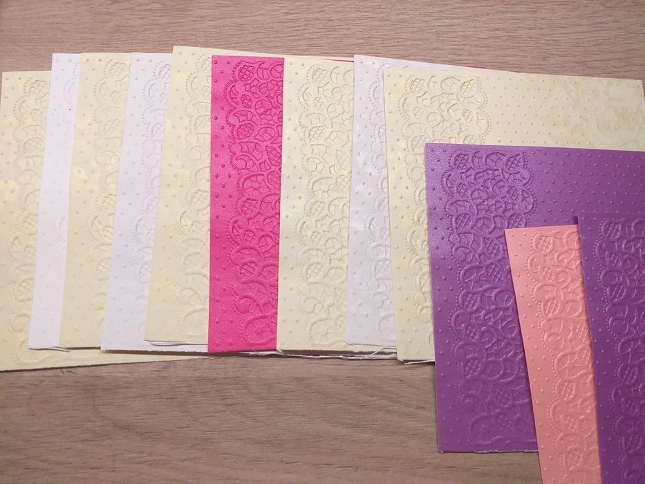 Scrapki scrapbooking śliczny wytłaczany wzór tło