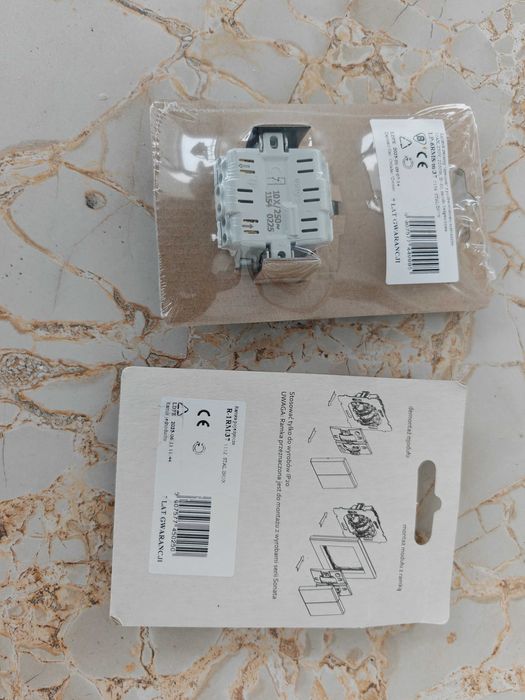 Ospel Sonata Stal Inox przycisk dzwonkowy ramka