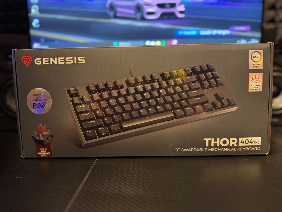 Klawiatura mechaniczna przewodowa Genesis Thor 404 TKL