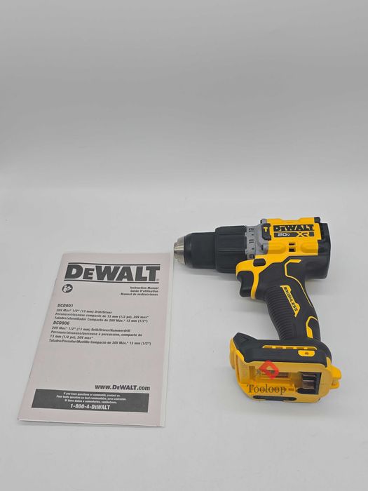 Аккумуляторный бесщеточный ударный шуруповерт Dewalt DCD806B 20V