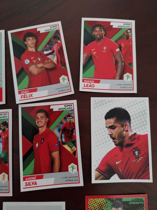 Conjunto 12 cromos da Seleção Portuguesa de Futebol (Fome de Vencer)