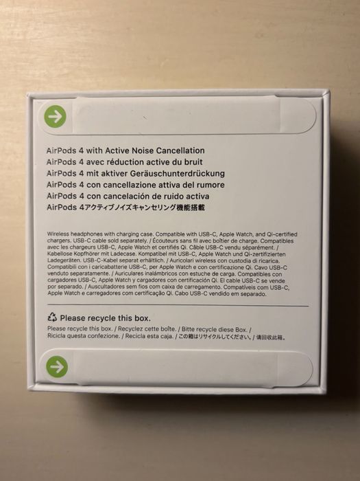 AirPods 4 com cancelamento ativo de ruído