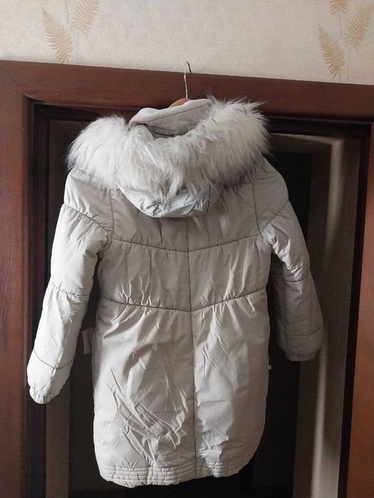 Куртка зимня LENNE Ленне 128 розмір Курточка Белая