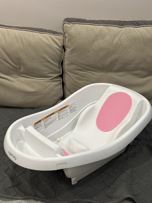 Дитяча ванночка 3 в 1 з анатомічною гіркою для купання
