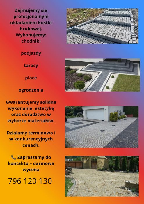 Układanie kostki brukowej