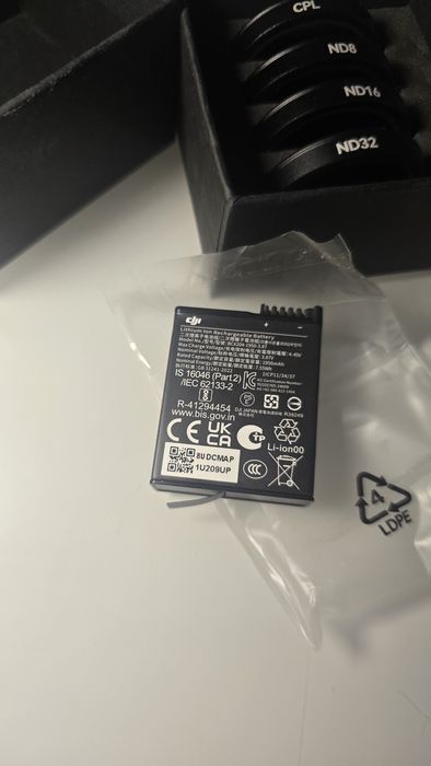 Bateria + nd filtros dji action 5 pro