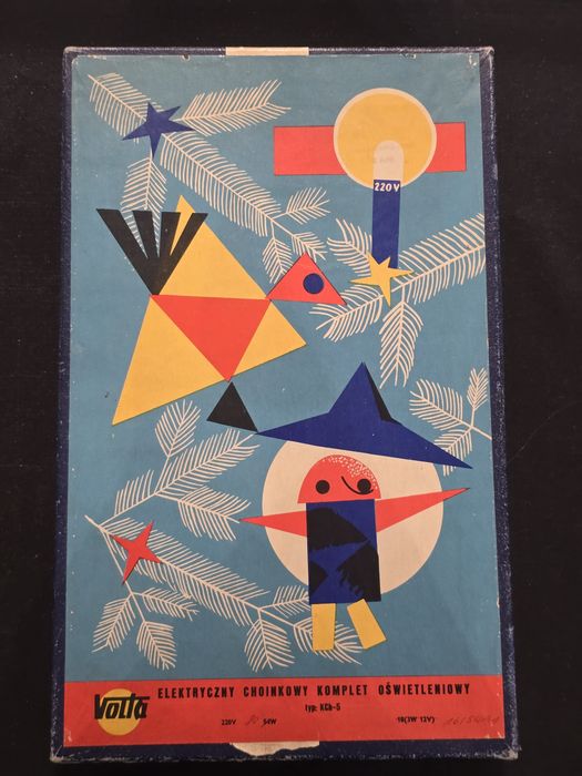 Lampki  świąteczne choinkowe z Prl-u retro światełka na choinkę vintage