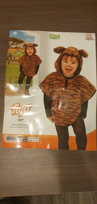 Karnawał/Ponczo tygrys