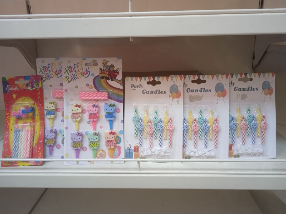 Свічки святкові для торта