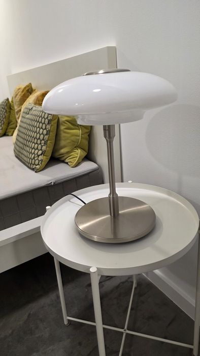 Par de Candeeiros de Mesa IKEA TÄLLBYN (Vidro Soprado / Niquelado)