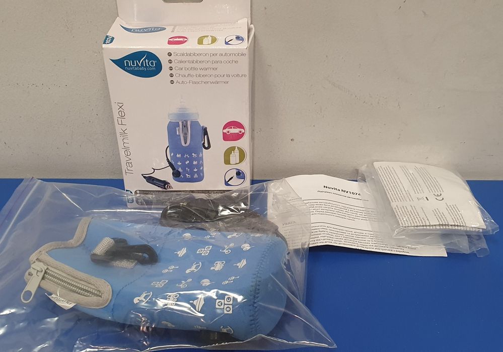 Подогреватель для бутылочек автомобильный Nuvita Синий (NV1074Blue)
