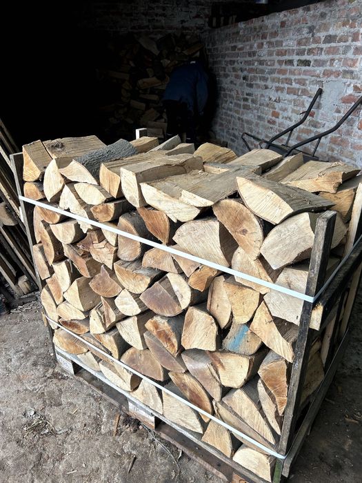 DREWNO KOMINKOWE Suche Drzewo do Kominka Sezonowane 3 lata Grab Buk