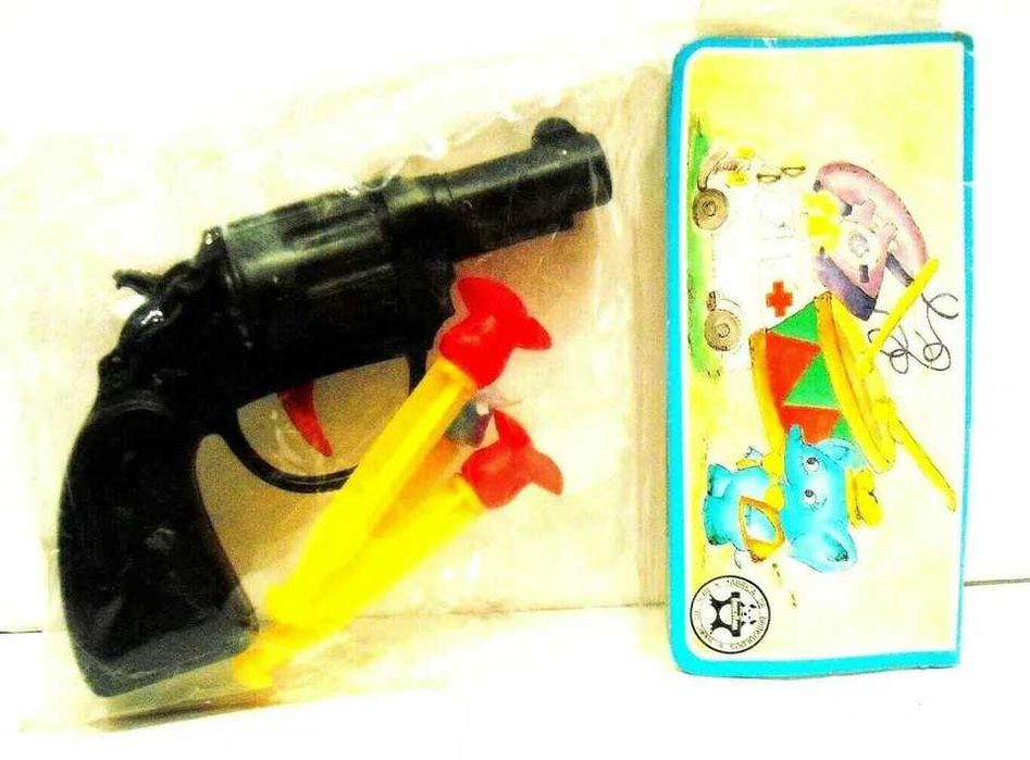 BrincoViana Pistola de dardos antiga - ORIGINAL 1970's