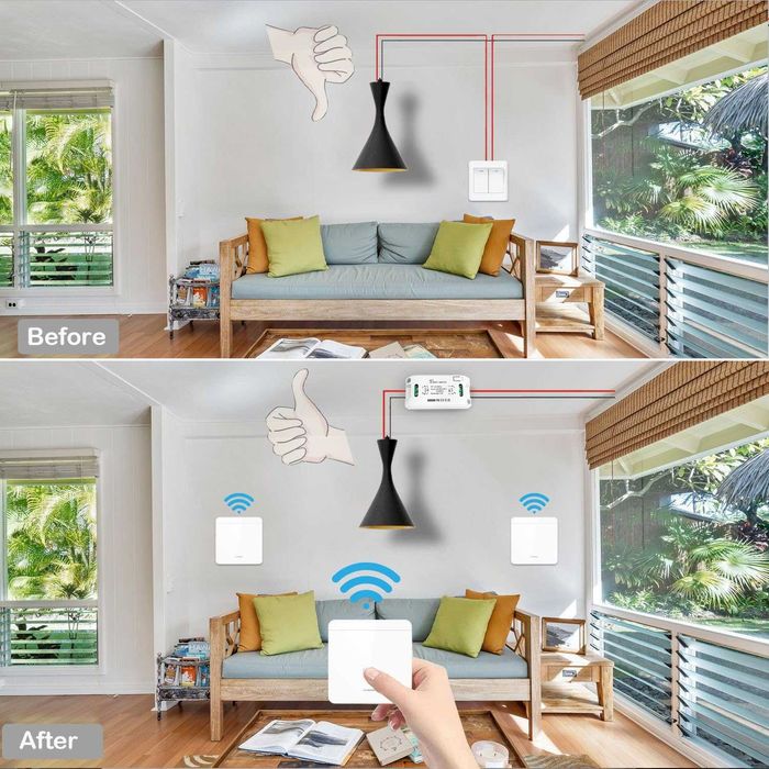 Bezprzewodowy przełącznik światła Tedeligo