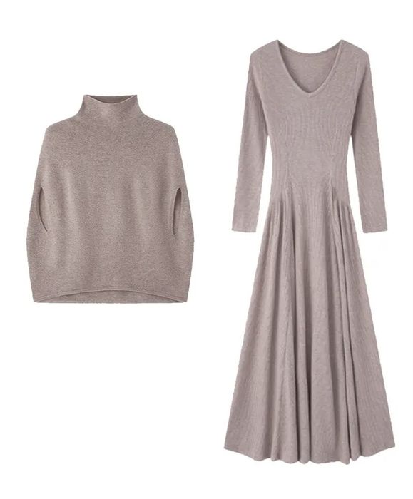 Костюм платье и безрукавка