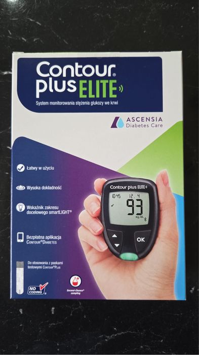 NOWY glukometr Contour Plus Elite