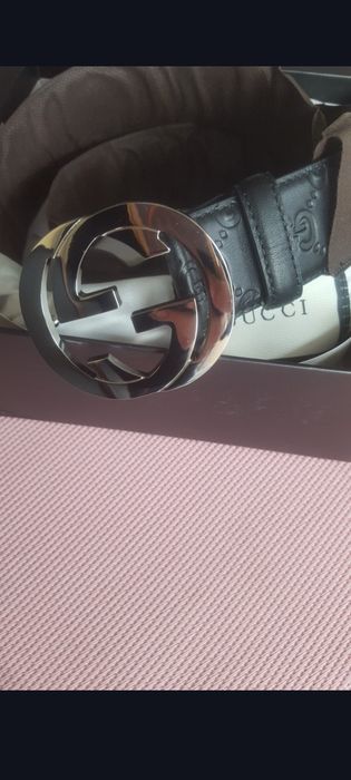 Pasek Gucci skórzany