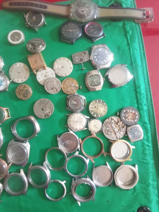 50 peças de relógios! Máquinas Caixas relógios!
