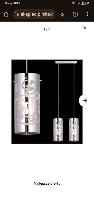 Lampa wisząca, stan bardzo dobry