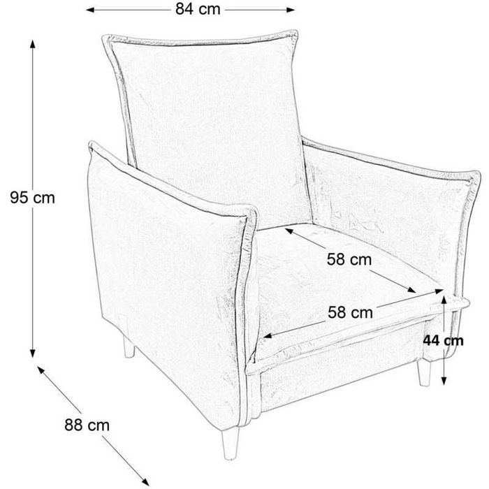 Fotel Uszak PILLOW nowoczesny