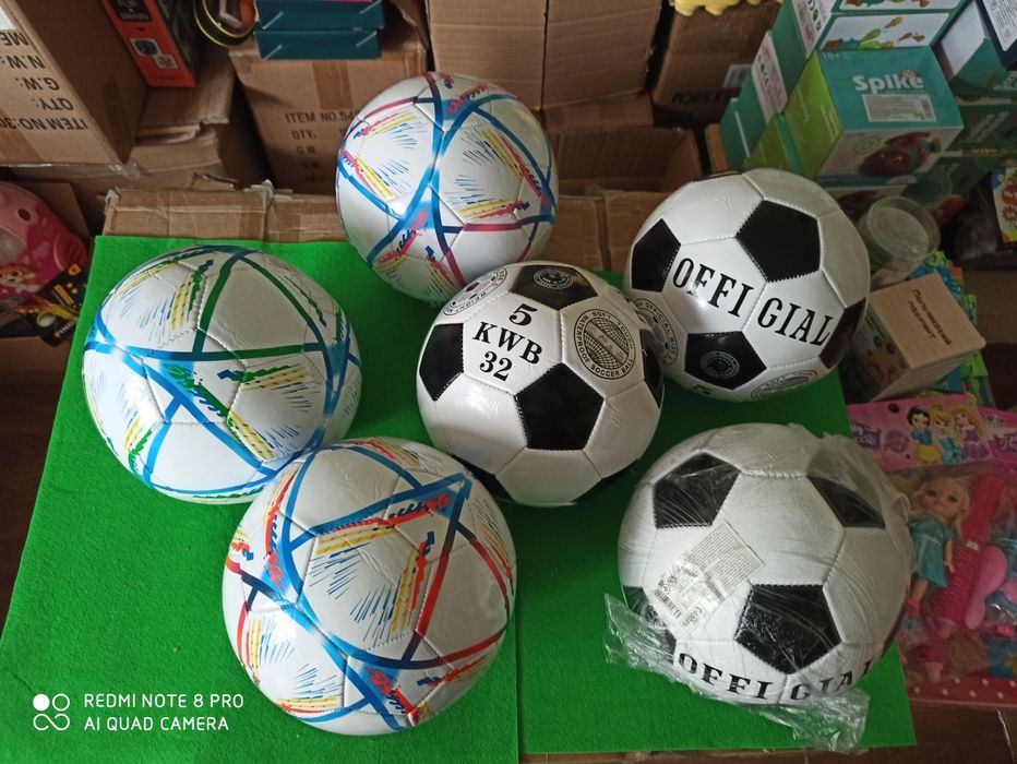 Футбольний м'яч дитячий розмір 2 і звичайний розмір 5 мяч