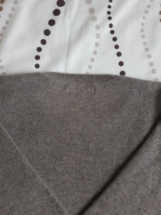 Sweter 100 % Kaszmir , kolor szarobrązowy Taupe, Zalando