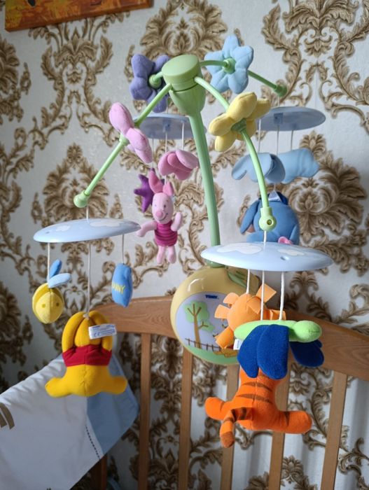 Дитячий мобіль, нічник, підвіска в колиску, люльку