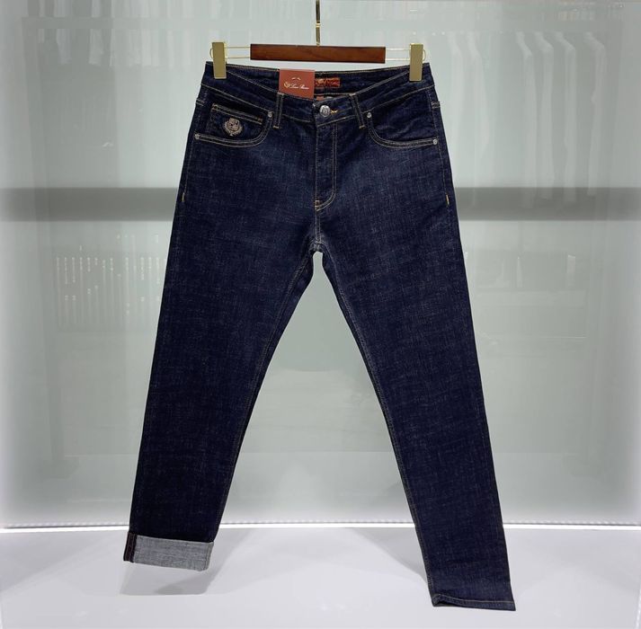 Джинси Loro Piana чоловічі темно-сині джинси лоро піана темно-сині