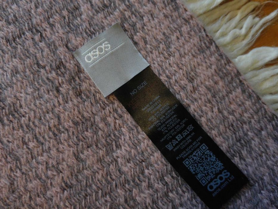 Szal damski długi asos