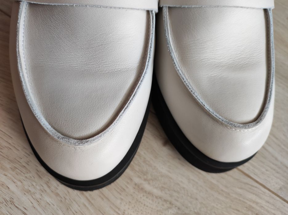 Skórzane mokasyny Over and Out Glamoursy rozmiar 39