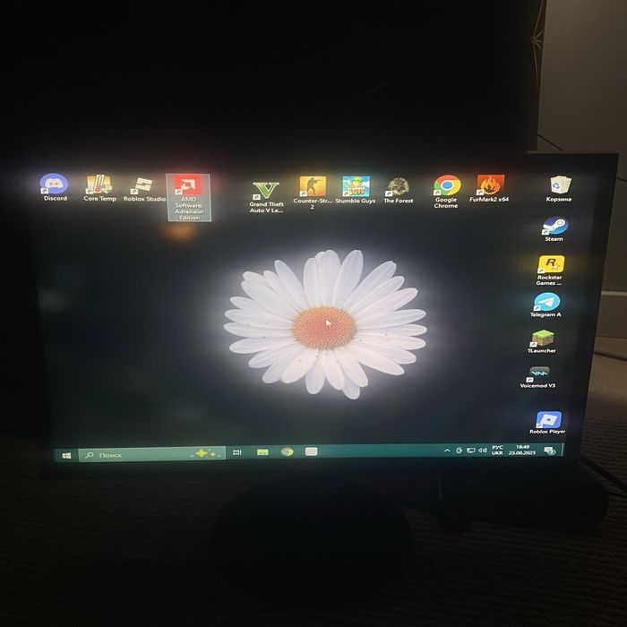 Монітор 75 гц LED S22F350FH