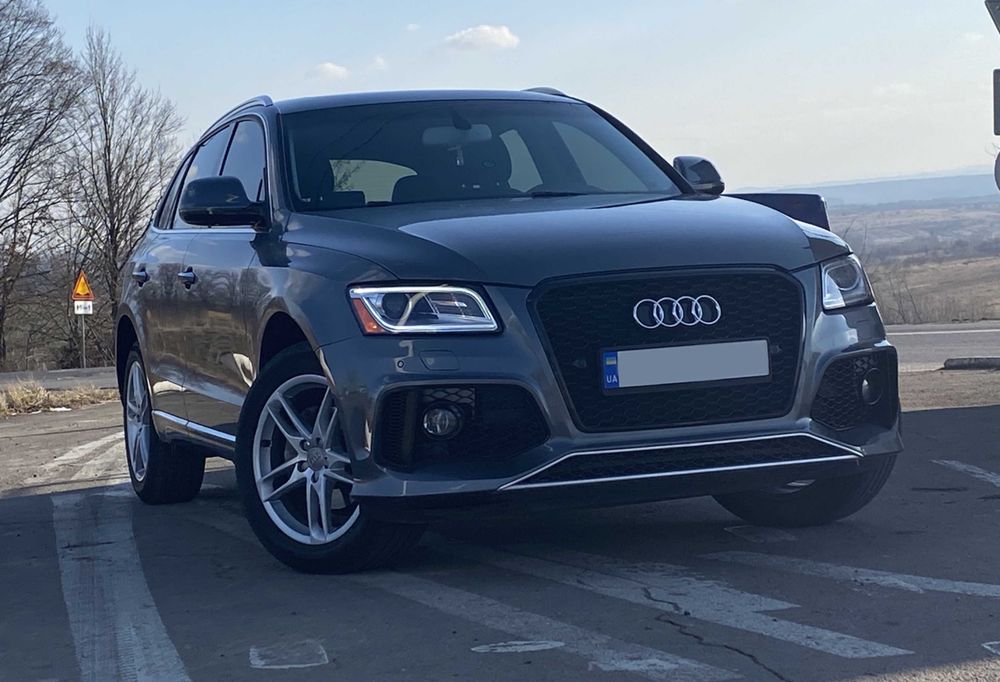 бампер audi q5 12-16 8r стиль rs Решетка ауди ку5 под туманки