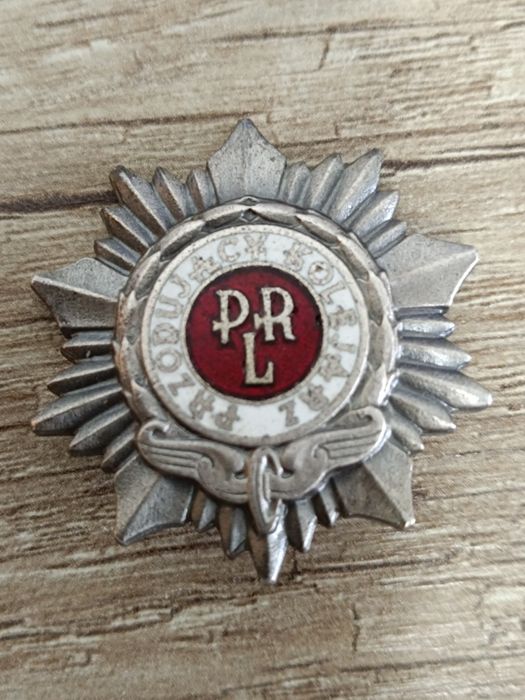 Srebrna odznaka Przodujący kolejarz PRL