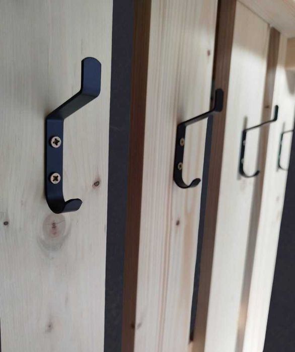 Wieszak na ubrania, wieszak drewniany, wieszak do przedpokoju 70 cm